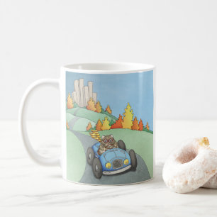 Tasse de café pour le week-end d'évasion de hamste