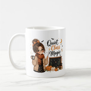 Tasse de café pour professeur de classe silencieus