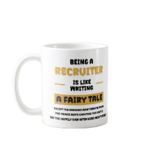 Tasse de café pour recruteur – Cadeau amusant pour