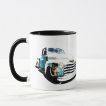 Tasse de café pour vieux camion