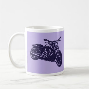 Tasse de café pourpre spéciale de V-Tige