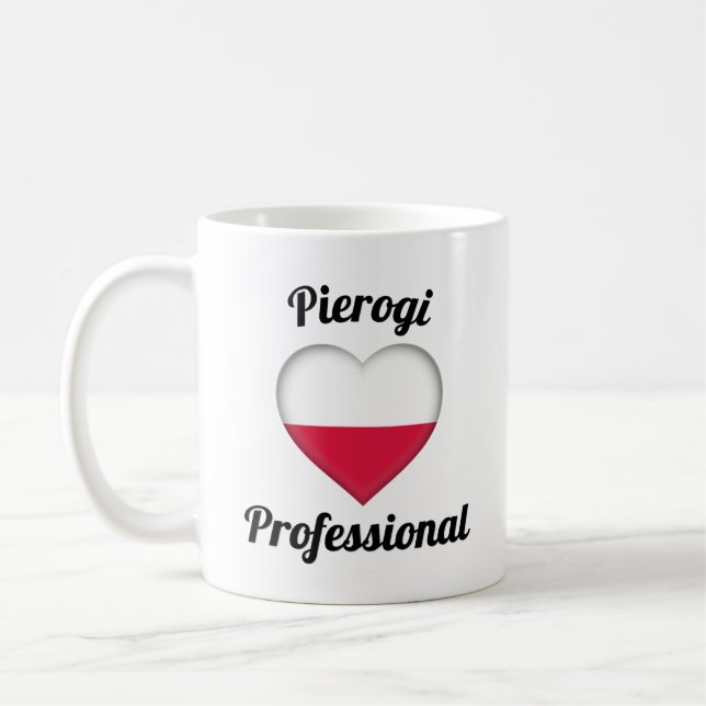 Tasse de café professionnelle de Pierogi (Gauche)