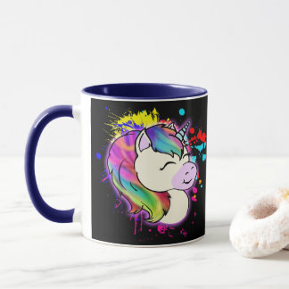 Tasse de café rebelle de licorne de Neurodivergent