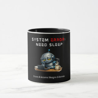 Tasse de café Robot Drôle