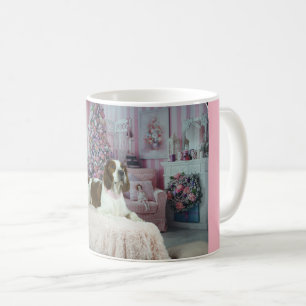 Tasse de café rouge et blanche irlandaise de