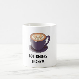 Tasse de café sans fond