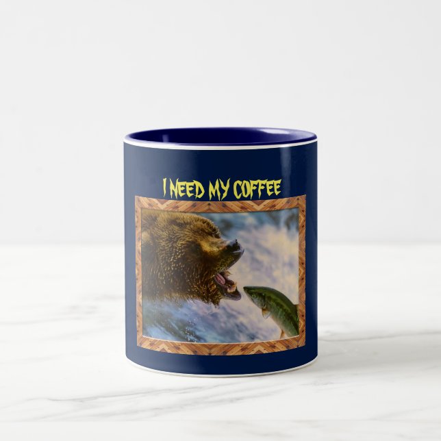 Tasse de café saumonée de truite à tête d'acier (Centre)