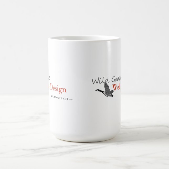 Tasse de café sauvage d'art d'oie (Centre)