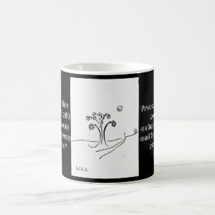 Tasse de café scripturale