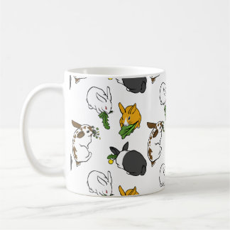 Tasse de café Snacking de lapins