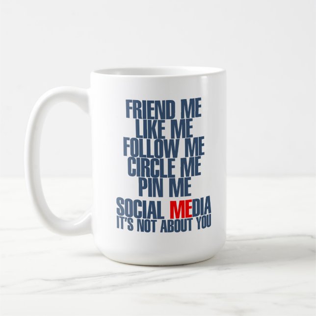 Tasse de café sociale de médias (Gauche)