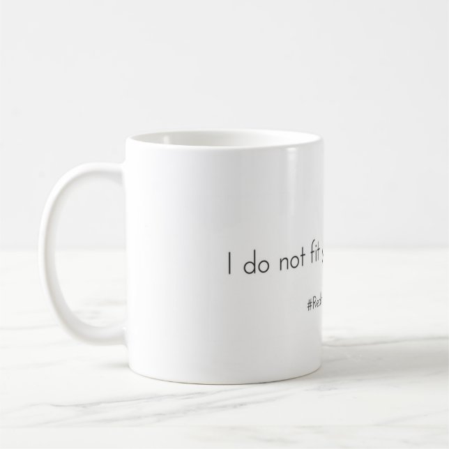 " Tasse de café stéréotypée "rousse (Gauche)