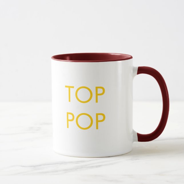 Tasse de café supérieure de bruit - jaune (Droite)