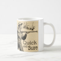Tasse de café sûre rapide d'annonce de fusil