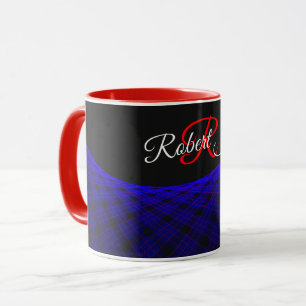 Tasse de café tapis espace géométrique