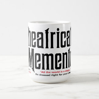 Tasse de café théâtrale de souvenirs