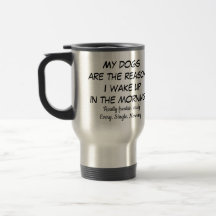Tasse de café thermique pour des amants de chiens