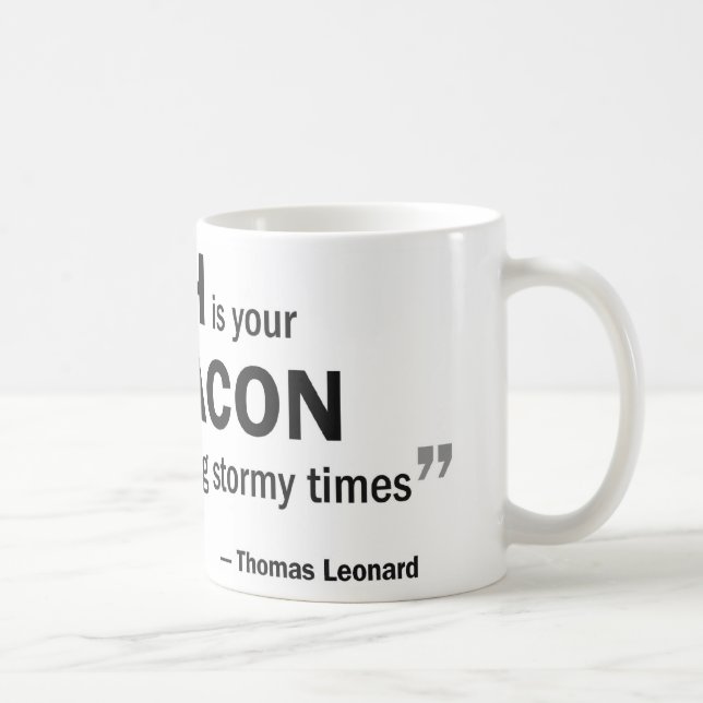 Tasse de café - 'un car est votre balise… " (Droite)
