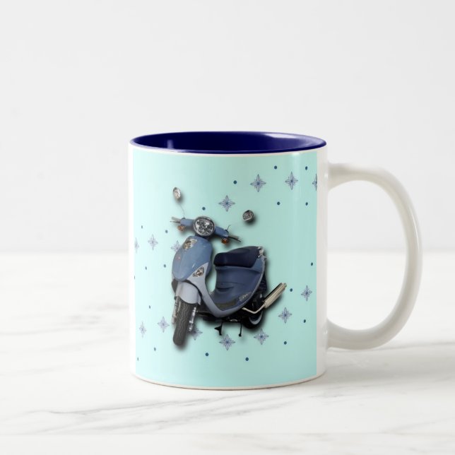 TASSE de café véritable de scooter de St Tropez (Droit)