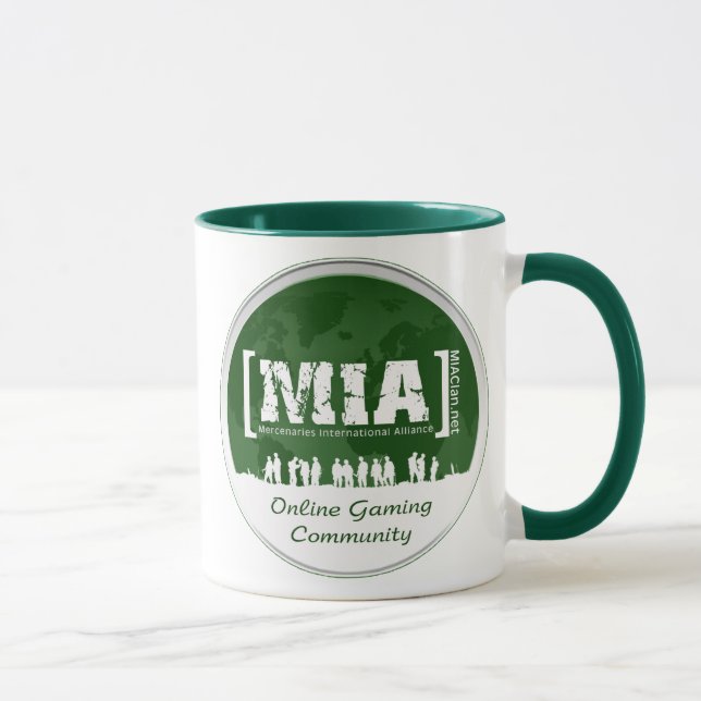 tasse de café verte de MIAClan.net (Droite)