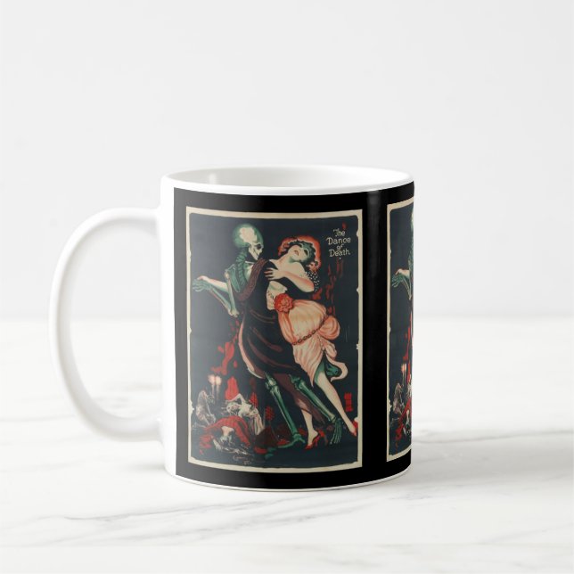 Tasse de café vintage de Halloween (Gauche)