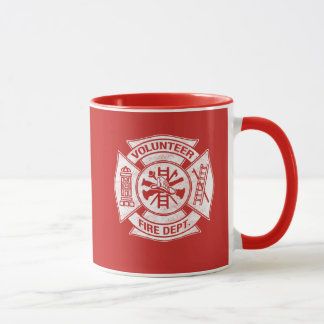 Tasse de café volontaire de sapeur-pompier