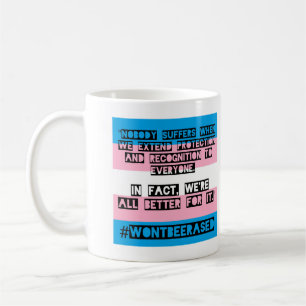 Tasse de café #WontBeErased par OKC de PFLAG