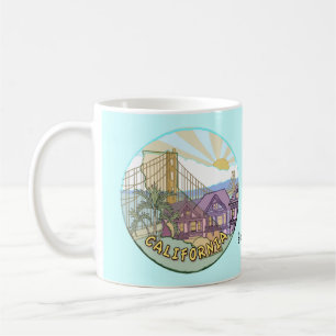 Tasse de Californie ensoleillée