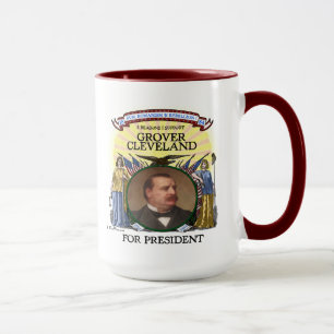 Tasse de campagne de Grover Cleveland 1884