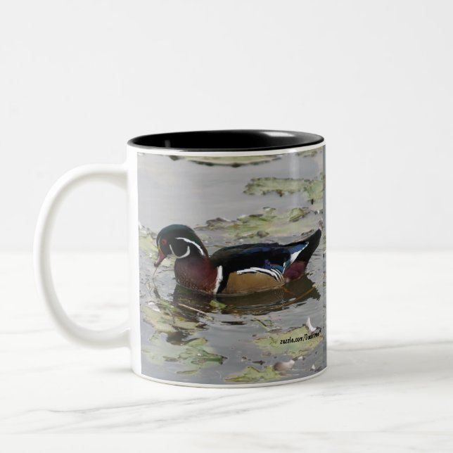 Tasse de canards en bois (Gauche)