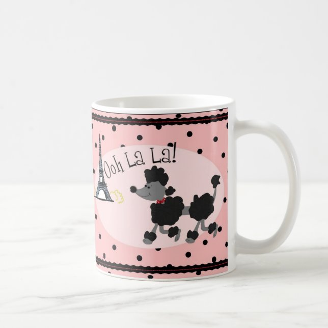 Tasse de caniche de Paris (Droite)