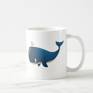 Tasse de caractère de baleine de "petit de bébé