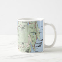 Tasse de carte d'Acadia