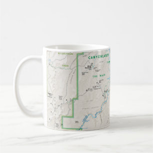 Tasse de carte de Canyonlands (Utah)