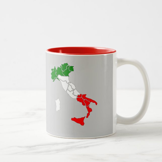 Tasse de carte de l'Italie (Droit)