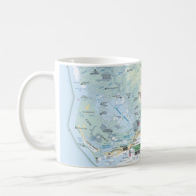 Tasse de carte de marais (Gauche)