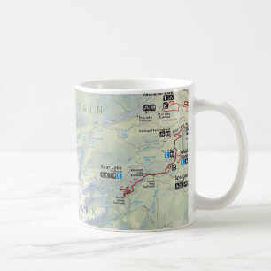Tasse de carte de montagne rocheuse (le Colorado)