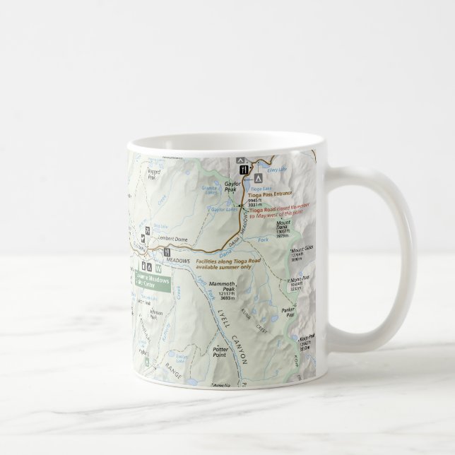 Tasse de carte de Yosemite (Droite)