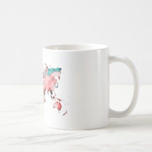tasse de carte du monde