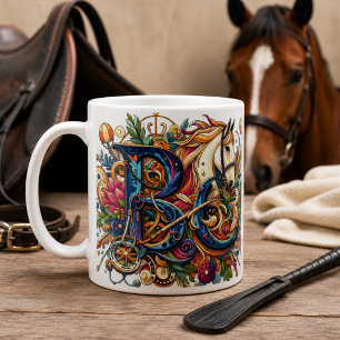 Tasse de cavalier de dressage Cheval