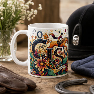Tasse de cavalier de dressage Cheval