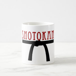 Tasse de ceinture noire de Shotokan