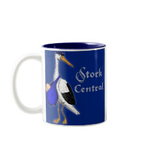 Tasse de central de cigogne