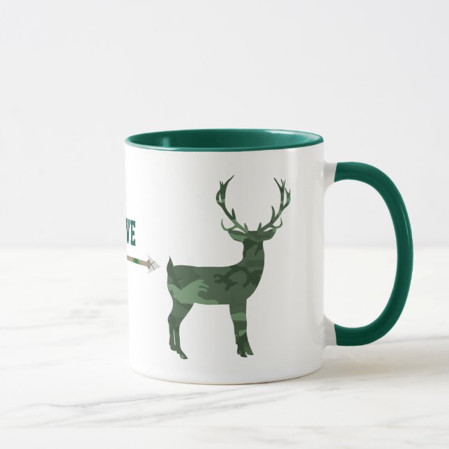 Tasse de cerfs communs de Camo de chasseurs (Droite)