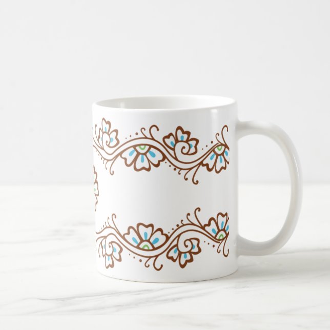 Tasse de chaîne de fleur de henné (Droite)