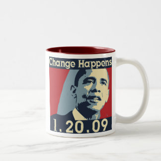 Tasse de changement d'Obama