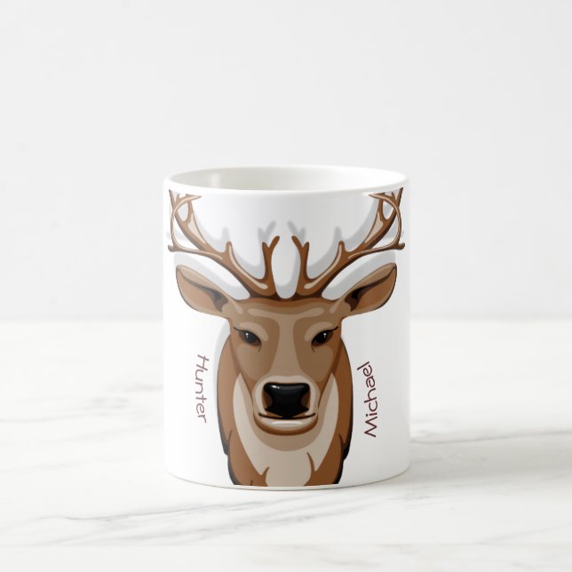 Tasse de chasse de chasseur de cerfs communs (Centre)