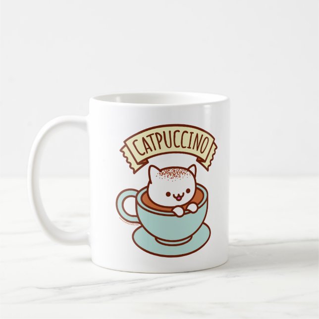 Tasse de chat - "CATPUCCINO " (Gauche)