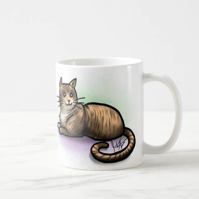 Tasse de chat - chat tigré (Droite)