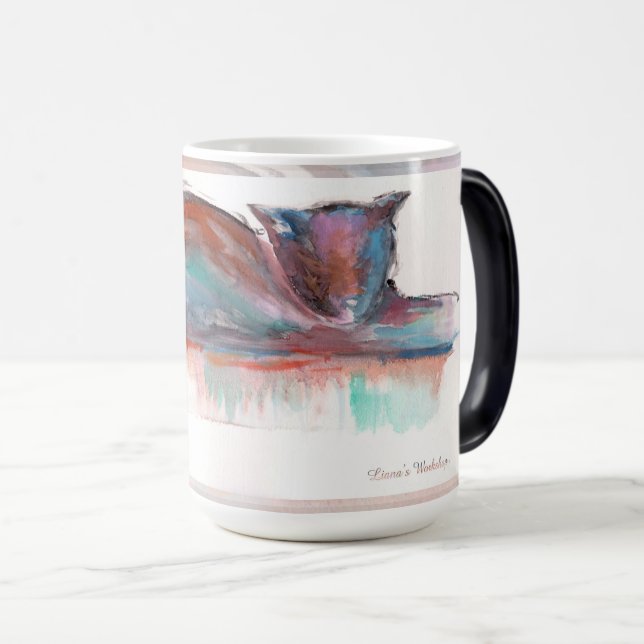 Tasse de chat de LW Kitty (Devant droit)